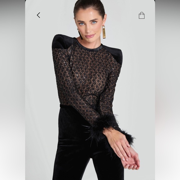 MONIQUE BLACK JUMPSUIT - Picture 3 of 7